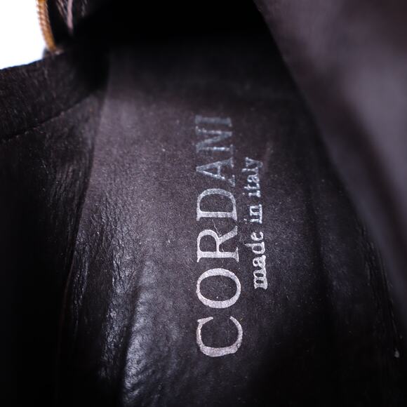 CORDANI Sherpa Suede Ankle Boot Taupe Lace Up Heeled Booties Women's 36/US 5.5 - Picture 8 of 8